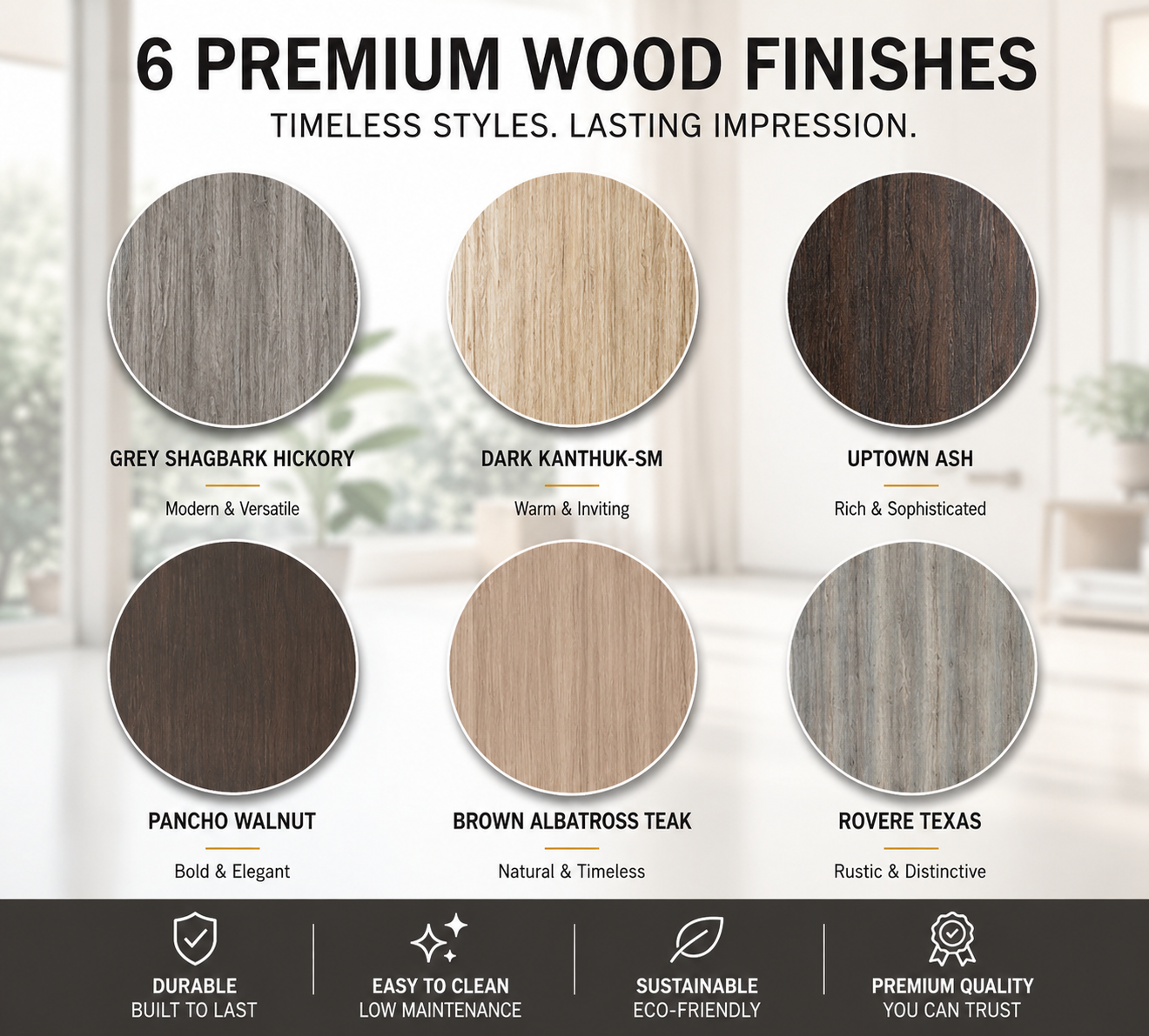Wood Texture Sample Pack — 5 Seamless High-Res Textures | Digital Download